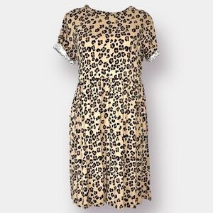 Leopard Girl's Pre-teen Dress Size Small